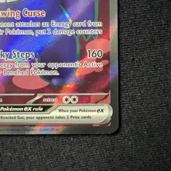 2024 Pokemon SV Temporal Forces Gengar Ex 193/162 Double Rare - Image 5