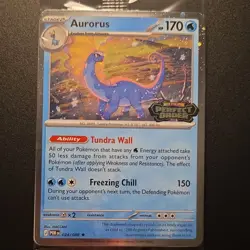 Pokemon Aurorus 024/088 Me03 Perfect Order Promo Stamped Holo English TCG - Image 1