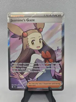 Jasmine's Gaze 233/191 Sv08: Surging Sparks Holo Full Art Trainer Pokemon NM - Image 1