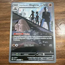 Pokemon Team Rocket's Dugtrio Ascended Heros 239/217 Illus Rare Holo 100 HP - Image 1