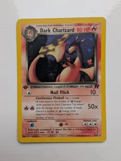 Dark Charizard 4/82 1st Edition Holo - NM - Pokemon Team Rocket 2000 - Image 1