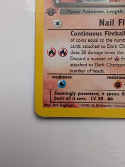 Dark Charizard 4/82 1st Edition Holo - NM - Pokemon Team Rocket 2000 - Image 2