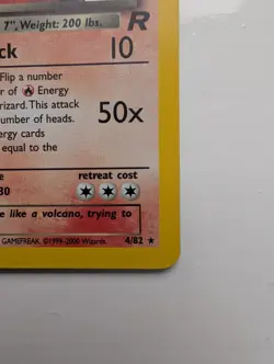 Dark Charizard 4/82 1st Edition Holo - NM - Pokemon Team Rocket 2000 - Image 5