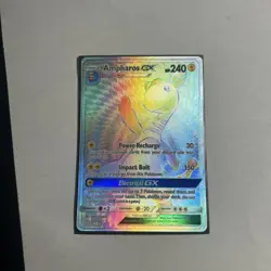 Ampharos GX Secret Rare 185/181 Sm-Team Up Holo 2019 Pokemon Full Art - Image 1