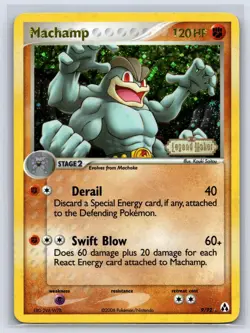 Machamp 9/92 Holo Rare Legend Maker Pokemon Holo Lightly Played - Image 1