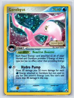 Gorebyss 17/92 Rare Legend Maker Pokemon Reverse Holo Near Mint - Image 1