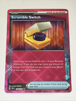 SCRAMBLE SWITCH 186/191 SURGING SPARKS POKEMON HOLO NM/M SCRAMBLE SWITCH - Image 1