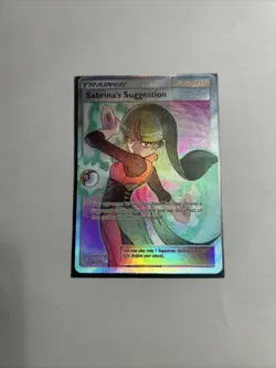 Pokemon Sabrina's Suggestion Trainer Full Art Holo Ultra Rare 181/181 - Image 1