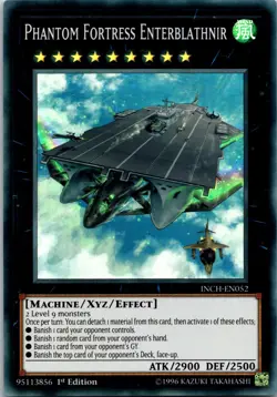 Yugioh Phantom Fortress Enterblathnir INCH-EN052 1st Edition Super Rare NM - Image 1