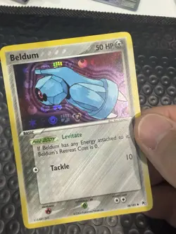 Pokemon Card - Beldum Hidden Legends 28/101 Uncommon Reverse Holo NM - Image 2