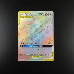 Moltres & Zapdos & Articuno 69/68 Pokemon Hidden Fates Holo Full Art Card - Image 1
