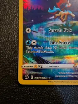 Pokemon TCG Keldeo Crown Zenith: Galarian Gallery Holo Rare Card GG07/GG70 - Image 4