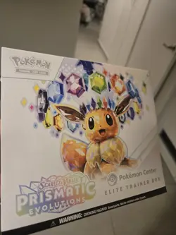Pokemon Center Exclusive Prismatic Evolutions TCG Elite Trainer Box ETB Sealed - Image 1
