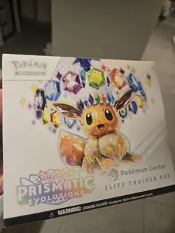 Pokemon Center Exclusive Prismatic Evolutions TCG Elite Trainer Box ETB Sealed - Image 5