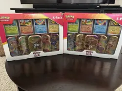 Pokemon Scarlet & Violet 151 Mini Tins 5-Pack Costco Bundle COMPLETE SET OF 2 - Image 1
