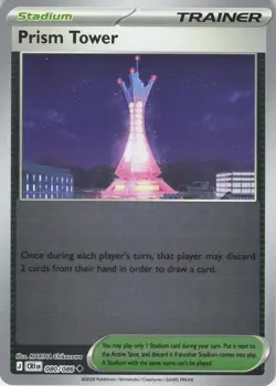 Prism Tower - 080/086 - Reverse Holo - Pokemon Chaos Rising - Image 1