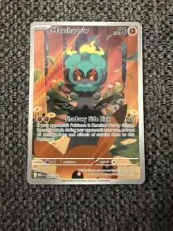 2025 Pokemon Mega Evolution Marshadow Illustration Rare #146/132 - Image 1