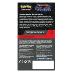 Pokemon TCG Phantasmal Flames Half Booster Box 18 Packs (Sealed & New) - Image 3