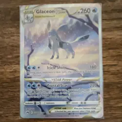 Pokemon TCG Glaceon VSTAR GG40/GG70 Crown Zenith Galarian Gallery Holo - Image 1