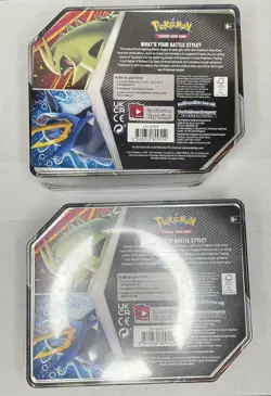 NEW/SEALED Tyranitar & Empoleon V Strikers Tin Pokemon TCG (Evolving Skies) - Image 2