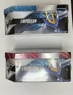 NEW/SEALED Tyranitar & Empoleon V Strikers Tin Pokemon TCG (Evolving Skies) - Image 4