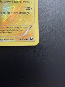 Plusle 39/108 Pokemon Card Dark Explorers Reverse Holo - Image 5