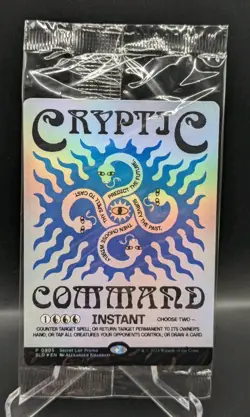 Magic MTG Secret Lair Cryptic Commander Promo Foil P 0905 NM Card - Image 1