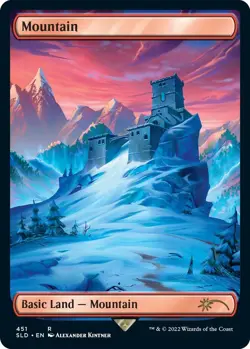 [1x] Mountain (451) Near Mint, English Secret Lair MTG Magic - Image 1