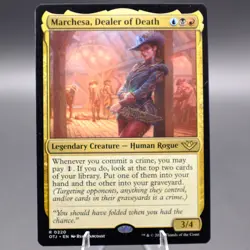 Marchesa, Dealer of Death Normal 220 OTJ Outlaws of Thunder Junction NM MTG - Image 1