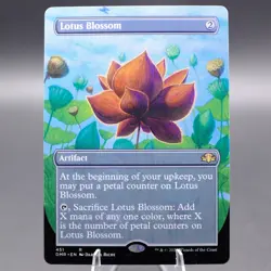Lotus Blossom (Borderless) Normal 451 DMR Dominaria Remastered NM MTG - Image 1