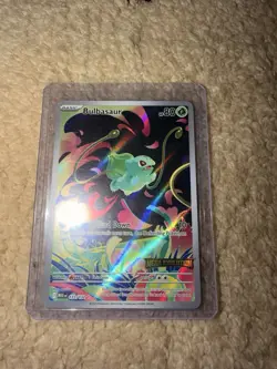Pokemon TCG Bulbasaur MEGA IR Stamped 133/132 - Image 1