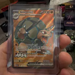Pokemon Card Golem ex 189/165 Ultra Rare Near Mint - Image 1