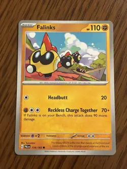 Falinks 119/193 Paldea Evolved Common Pokemon TCG 2023 - Image 1
