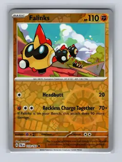 Falinks 119/193 Common Paldea Evolved Pokemon Reverse Holo Near Mint - Image 1