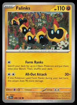 Falinks 88/142 Common Stellar Crown Pokemon Near Mint - Image 1