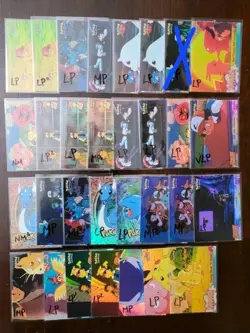 Custom RAINBOW FOIL LOT x30 - Mewtwo Strikes Back Topps Pokemon The First Movie - Image 1