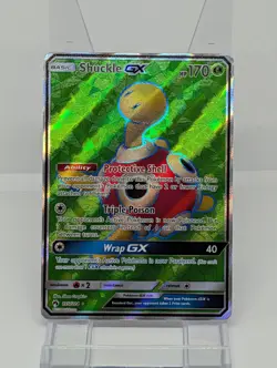 Pokemon Shuckle GX Full Art Ultra Rare Holo 195/214 SM Lost Thunder 2018 NM - Image 1