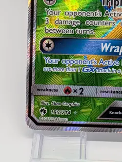 Pokemon Shuckle GX Full Art Ultra Rare Holo 195/214 SM Lost Thunder 2018 NM - Image 4