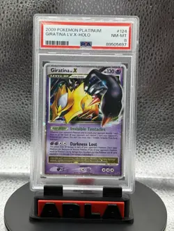 PSA 8 POKEMON PLATINUM 124/127 GIRATINA LV.X HOLO RARE 2009 PSA 8 🔥 LOW POP! - Image 1