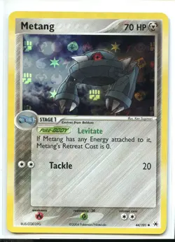 Metang Reverse Holo Uncommon NM 44/101 EX Hidden Legends Pokemon - Image 1