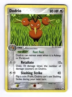 Dodrio Hidden Legends #33 (2004) Uncommon Reverse Holo NM Pokemon - Image 1