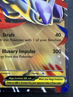 2025 Pokemon - Mega Latias Ex 100/132 Mega Evolution - DOUBLE RARE HOLO English - Image 3