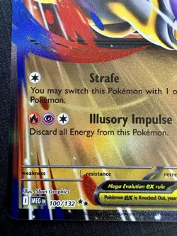 2025 Pokemon - Mega Latias Ex 100/132 Mega Evolution - DOUBLE RARE HOLO English - Image 4