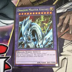 Konami Yu-Gi-Oh! Dragon Master Knight LCKC-EN065 1st Ed Secret Rare Holo - Image 1