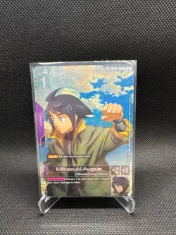 Gundam Card Game Mikazuki Augus (SP) (C+) ST05-010 ENG NM - Image 1
