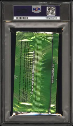 2005 Pokemon Pop Series 2 sealed booster pack graded PSA 9 MINT (cert 107286863) - Image 2