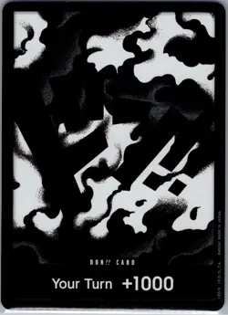 DON!! Card Foil (Blackbeard) English Emperors in the New World - One Piece - NM - Image 1