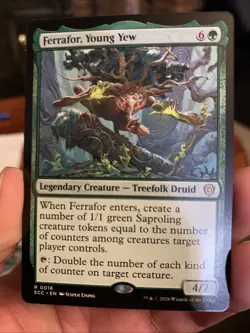 Ferrafor, Young Yew MTG Commander: Lorwyn Eclipsed 16 R NM - Image 1