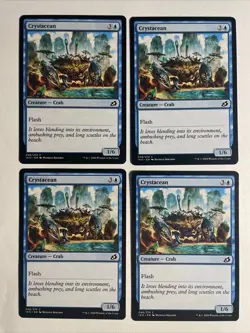 4x Mtg Ikoria Lair Of Behemoths Crystacean NM/M Magic the Gathering - Image 1