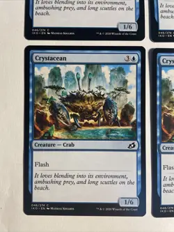 4x Mtg Ikoria Lair Of Behemoths Crystacean NM/M Magic the Gathering - Image 2